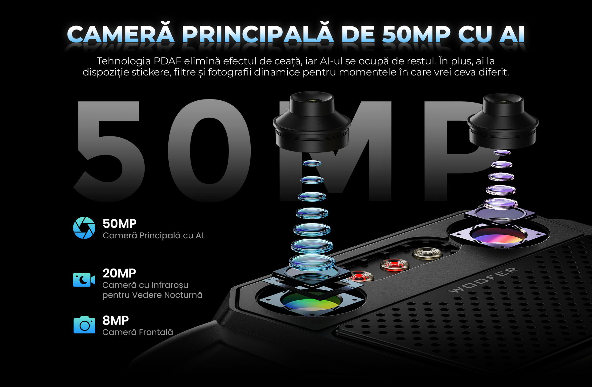 Camera 50MP AI iHunt