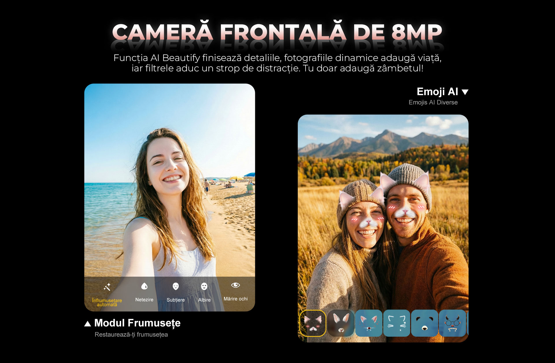 Camera Frontala 8MP AI Beautify iHunt Titan Music P22000
