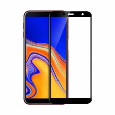 Folie protectie din sticla 3D securizata pentru Samsung Galaxy J6 Plus 2018, Full Screen, Full Glue, Negru