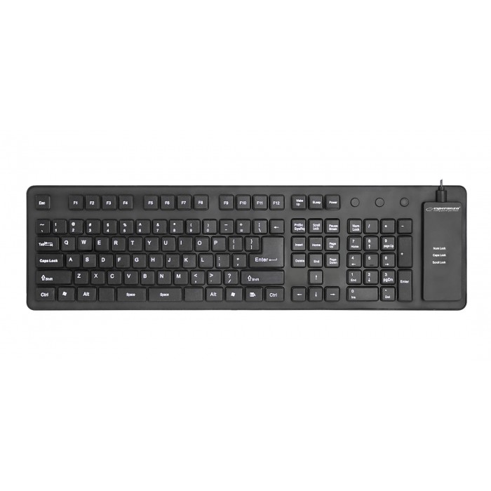 Tastatura flexibila din silicon ESPERANZA EK140