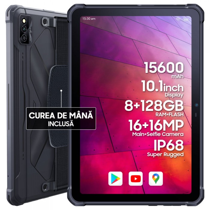 relay forgiven invade Tableta iHunt Strong Tablet P15000 PRO, 4G, IPS 10.1 HD+, Android 12, 8GB  RAM, 128GB ROM, OctaCore, 16MP, 15600mAh, Dual SIM