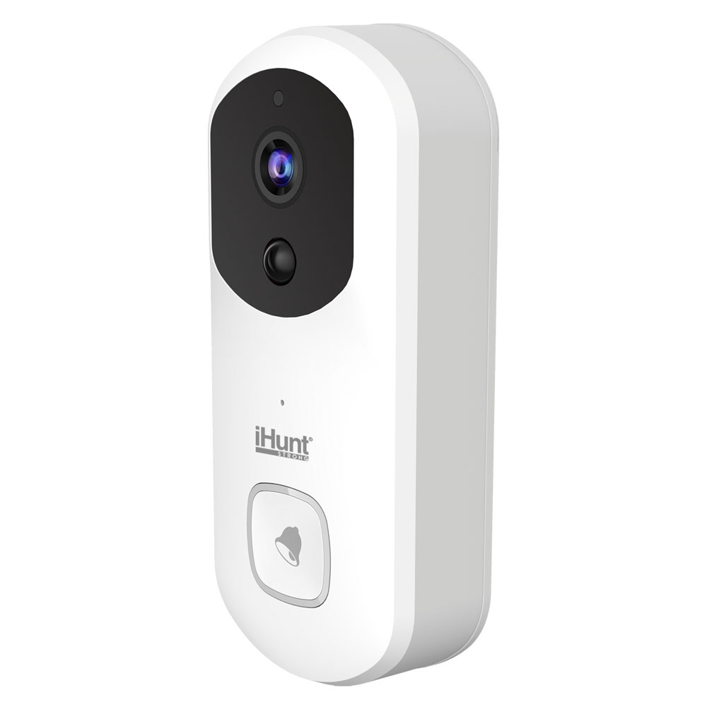 Sonerie inteligenta cu camera video iHunt Smart Doorbell WIFI Alb iHunt imagine noua 2022